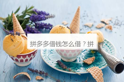 拼多多借钱怎么借？拼多多借钱额度高吗？