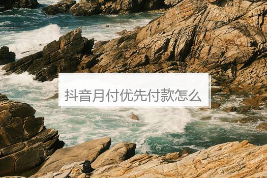 抖音月付优先付款怎么用？抖音月付到付款的时候怎么付款