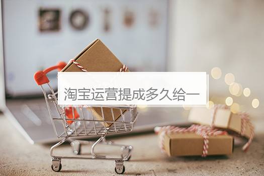 淘宝运营提成多久给一次？运营一般拿几个点提成